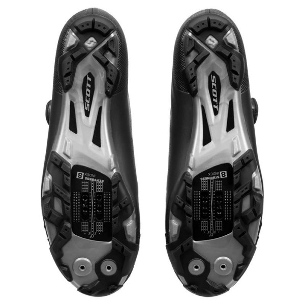 MTB Kolesarski Čevlji SCOTT TEAM BOA črno/beli