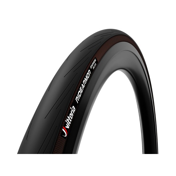 Cestni Plašč VITTORIA RIDEARMOR 700x30C 100TPI TLR TSS čr/bakrena