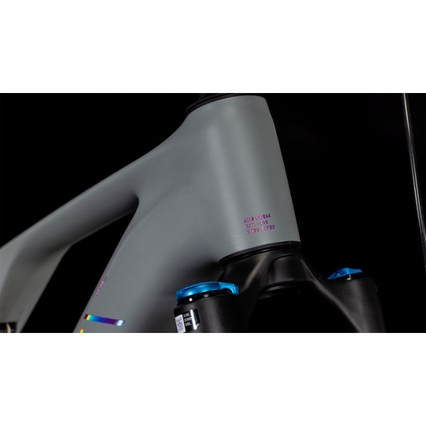 Električno gorsko Kolo CUBE AMS HYBRID ONE44 C:68X TM 400X swampgrey'n'purpleflex