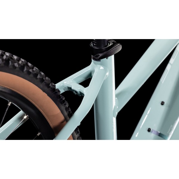 Električno Gorsko Kolo CUBE REACTION HYBRID PERFORMANCE 625 Trapeze 2025 skylightblue'n'white