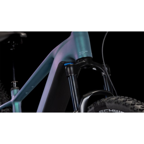 Električno Gorsko Kolo CUBE REACTION HYBRID PRO 800 2025 smaragdgrey'n'prism