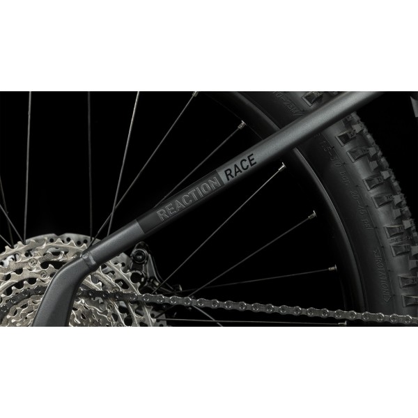 Električno Gorsko Kolo CUBE REACTION HYBRID RACE 625 EasyEntry grey'n'metal