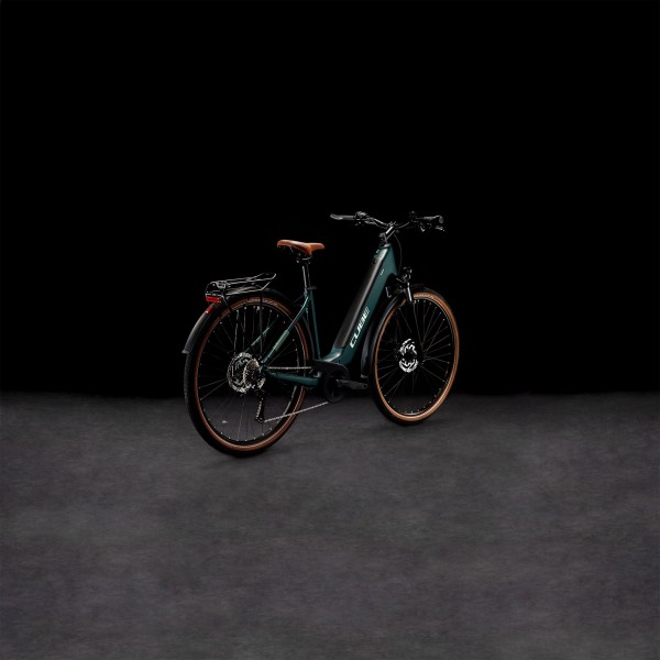 Električno Kolo CUBE TOURING HYBRID ONE 625 2024 Easy Entry Darkgreen'n'green