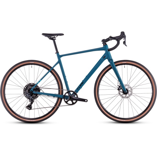 Gravel Kolo CUBE NUROAD ONE 2025 poseidongreen'n'black