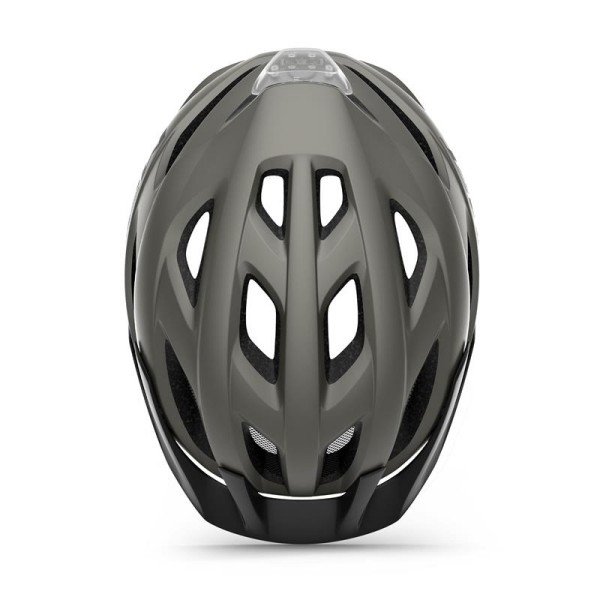 Kolesarska Čelada MET CROSSOVER Temno siva