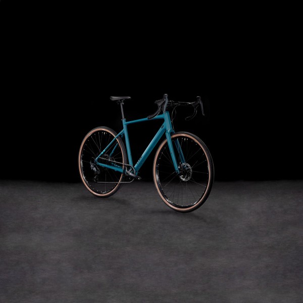 Gravel Kolo CUBE NUROAD ONE 2025 poseidongreen'n'black