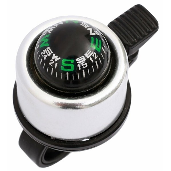 Zvonec KOMPAS črn/srebrn