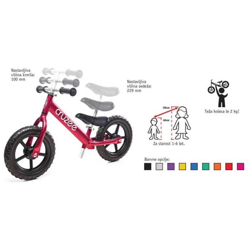 Poganjalec CRUZEE rdeč