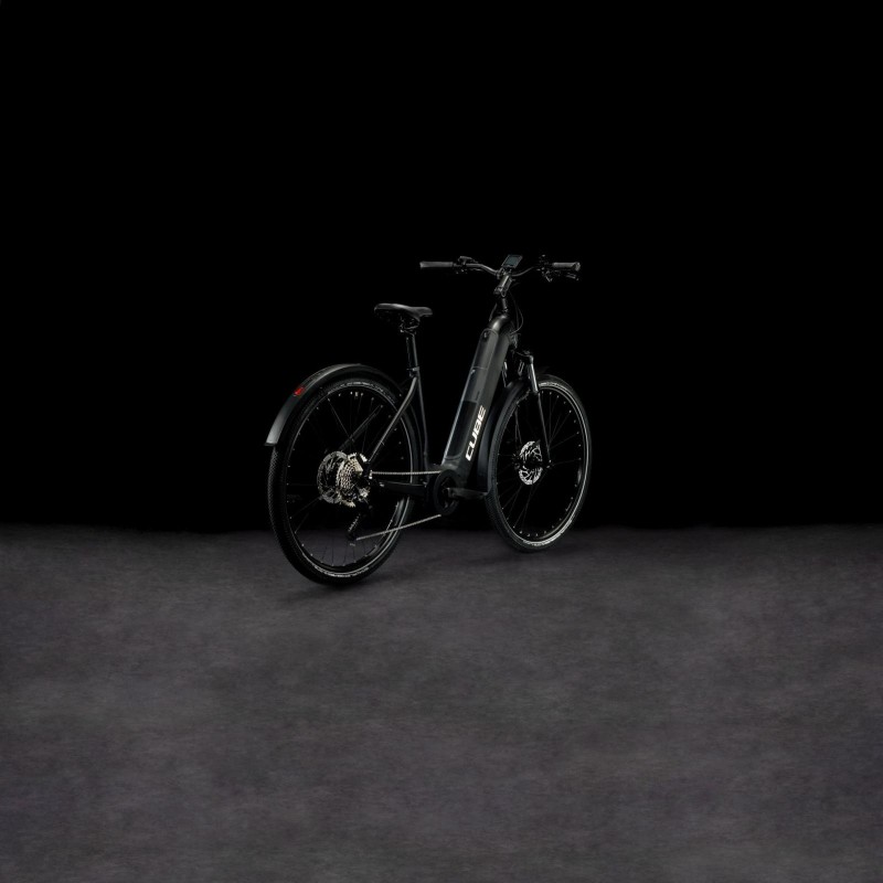 Električno Kolo CUBE NURIDE HYBRID PRO 625 2024 Easy Entry Black'n'metal