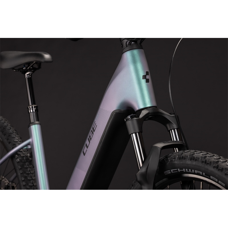 Električno Kolo CUBE REACTION HYBRID PRO 800 Easy Entry polarlight'n'black