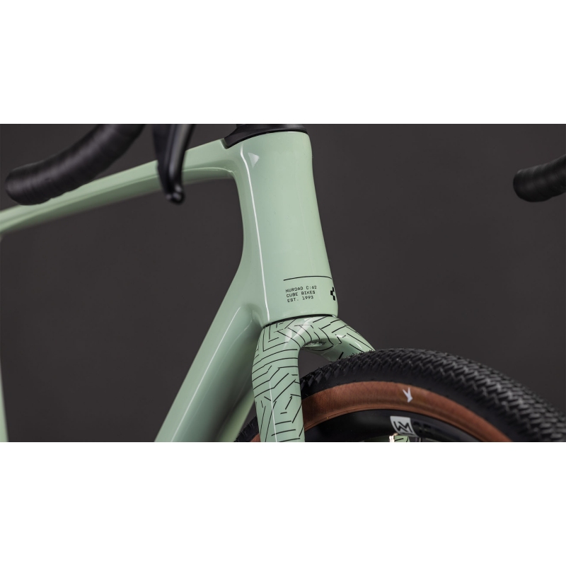 Gravel Kolo CUBE NUROAD C:62 ONE 2026 aloegreen'n'black