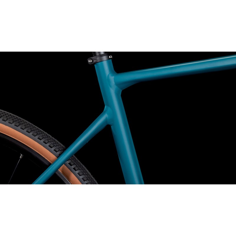 Gravel Kolo CUBE NUROAD ONE 2025 poseidongreen'n'black