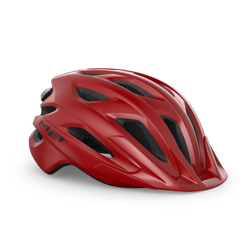 Kolesarska Čelada MET CROSSOVER Rdeča