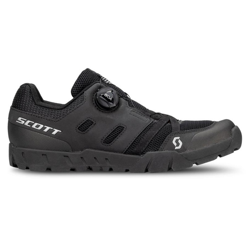 Kolesarski Čevlji SCOTT SPORT CRUS-R FLAT BOA čr/sr