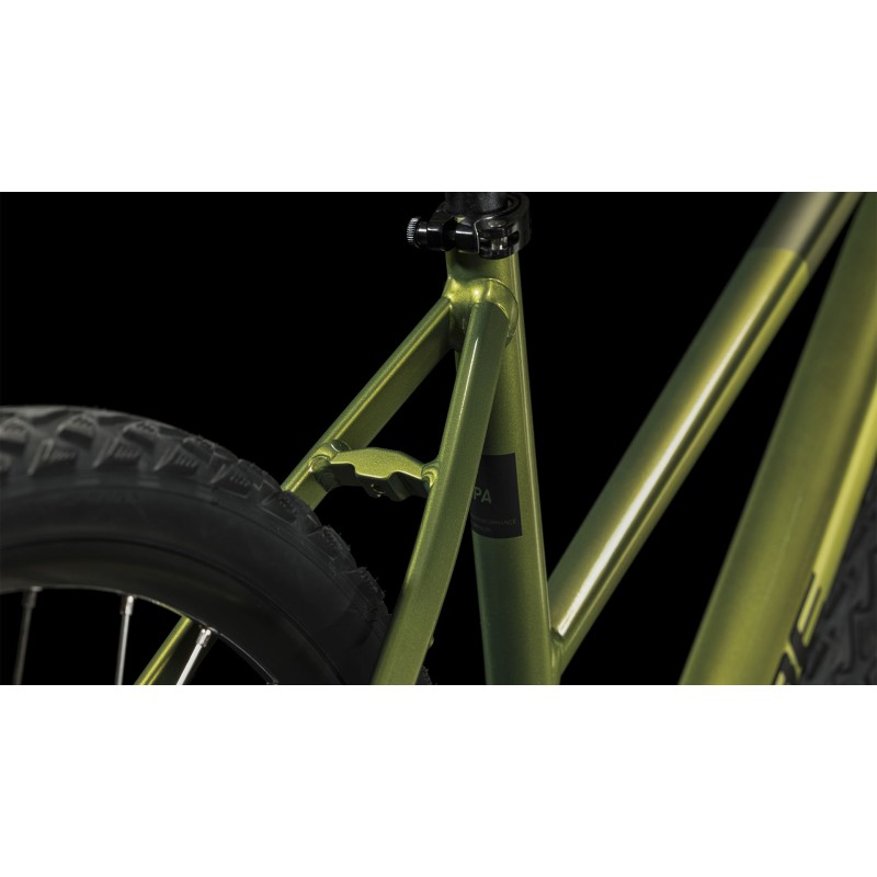 Trekking Kolo CUBE NATURE Trapeze shinymoss'n'black