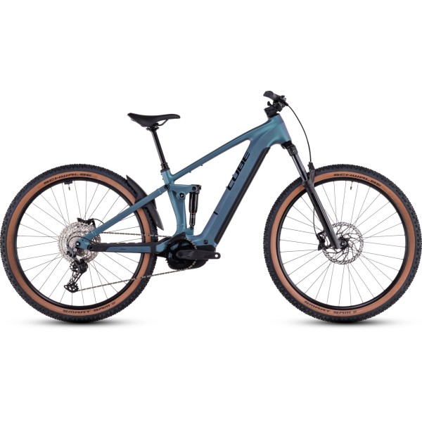 Električno Gorsko Kolo CUBE STEREO HYBRID ONE22 RACE 800 2025 smaragdgrey'n'black