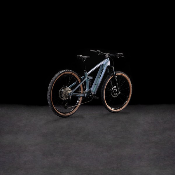 Električno Gorsko Kolo CUBE STEREO HYBRID ONE22 RACE 800 2025 smaragdgrey'n'black