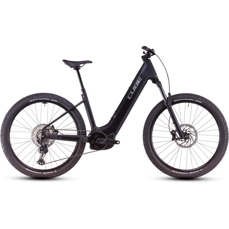 Električno Gorsko Kolo CUBE REACTION HYBRID RACE 800 EasyEntry 2025 black'n'metal