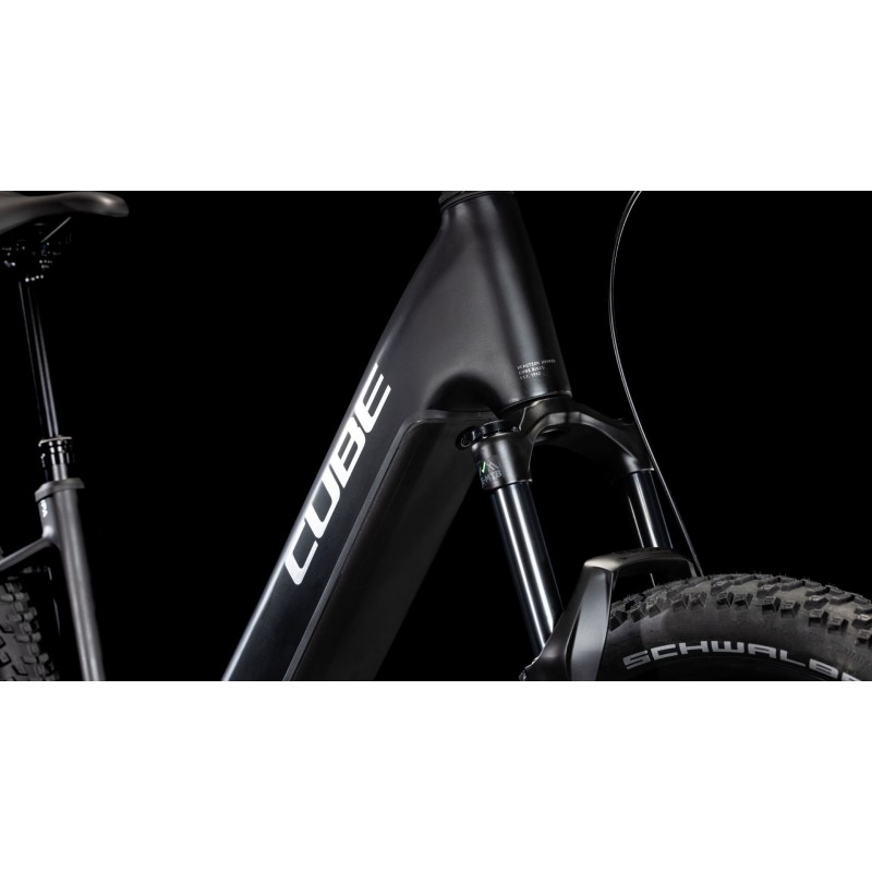 Električno Gorsko Kolo CUBE REACTION HYBRID RACE 800 EasyEntry 2025 black'n'metal